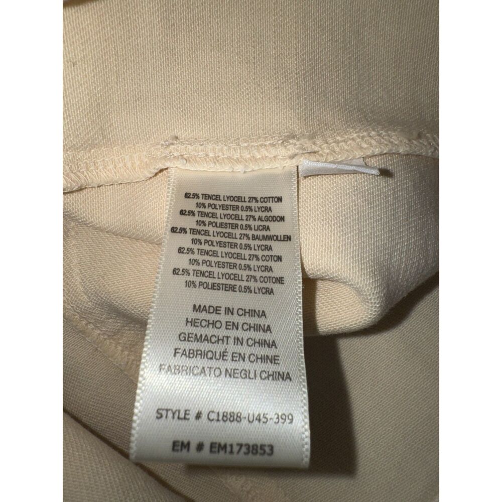 Cloth & Stone Evereve Seamed Vest Cream Button Vest Top Women's Size L NEW - Picture 4 of 4